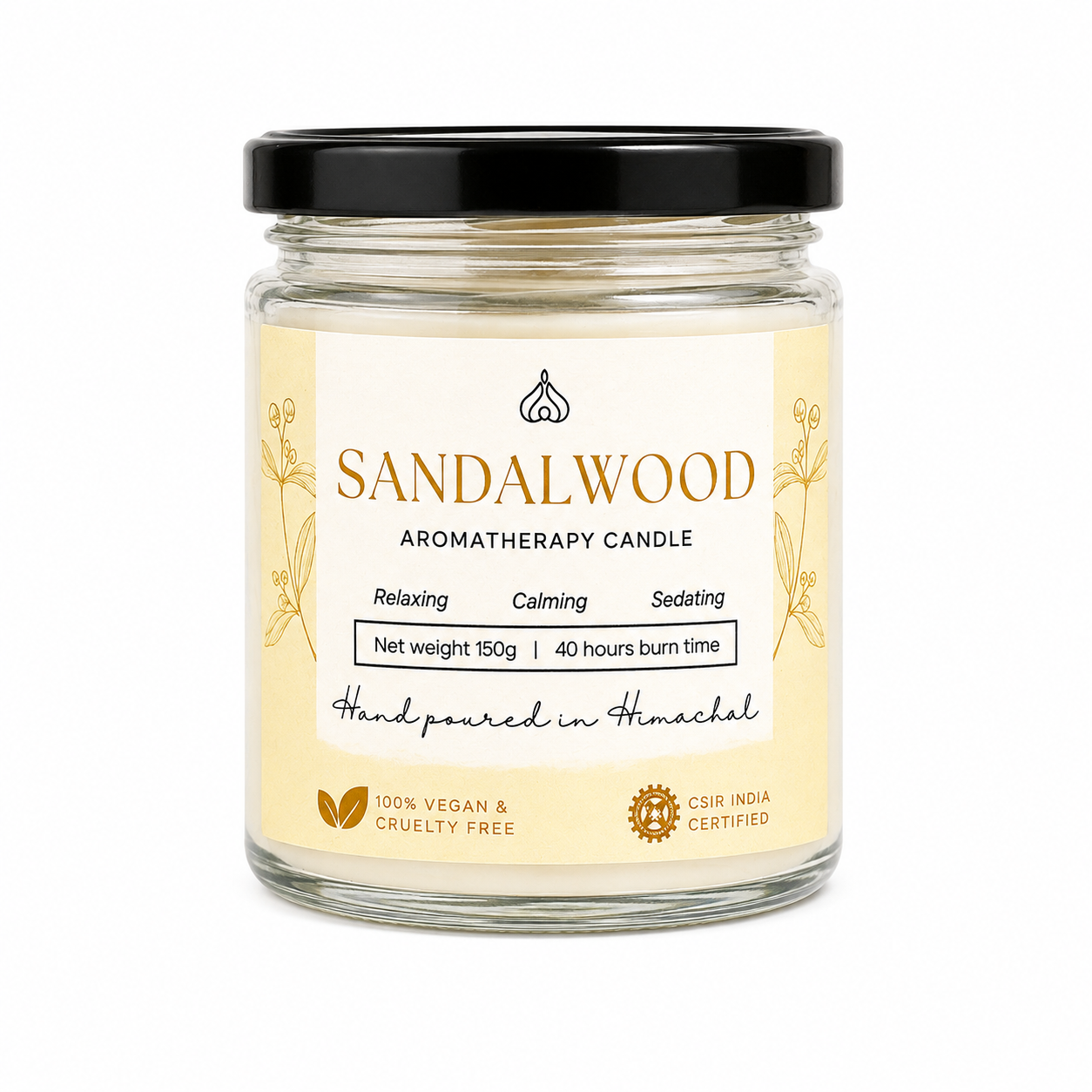 Sandalwood Aromatherapy Candle