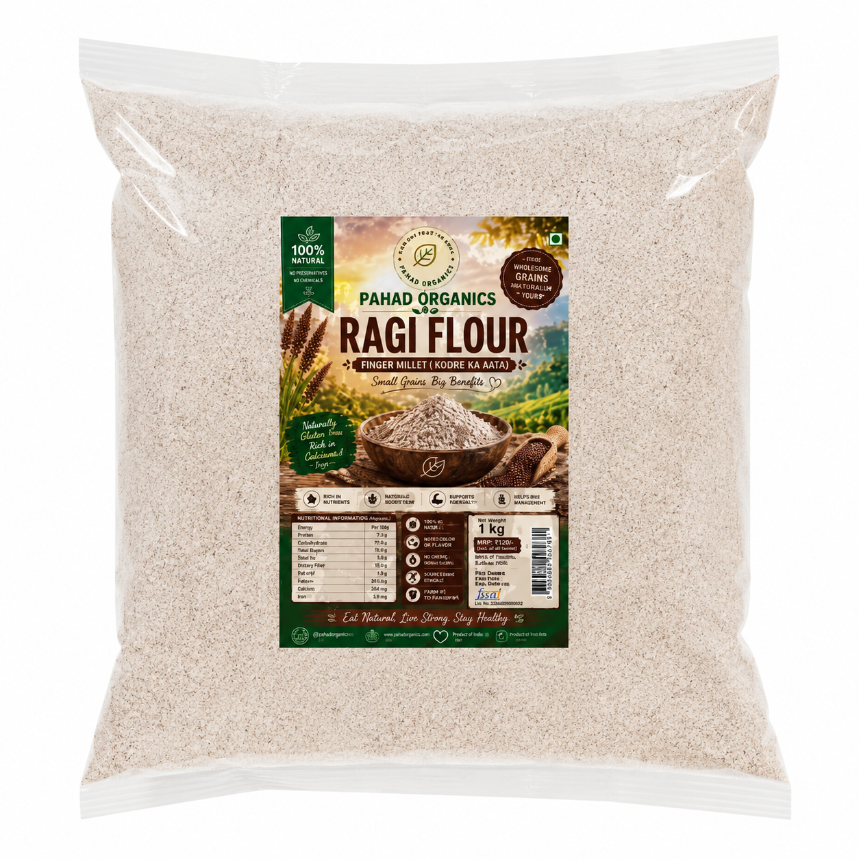 Pahad Ragi Flour 1kg