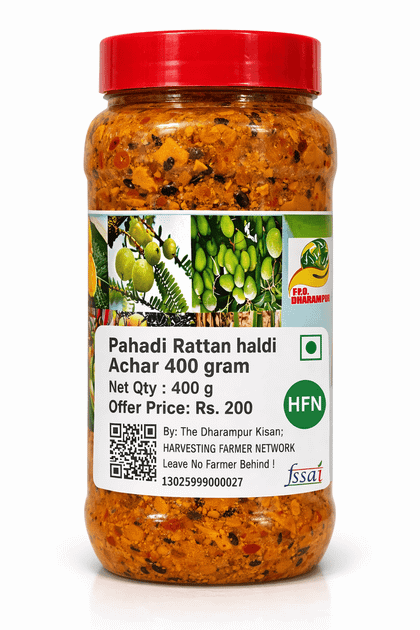 Pahadi Rattan haldi Achar 400 gram