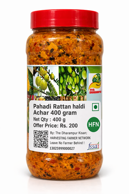 Pahadi Rattan haldi Achar 400 gram