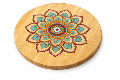 Bamboo Table Place Mat (Solid Hand Painted)