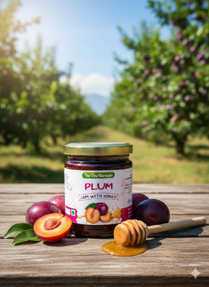 Plum jam with honey 250g