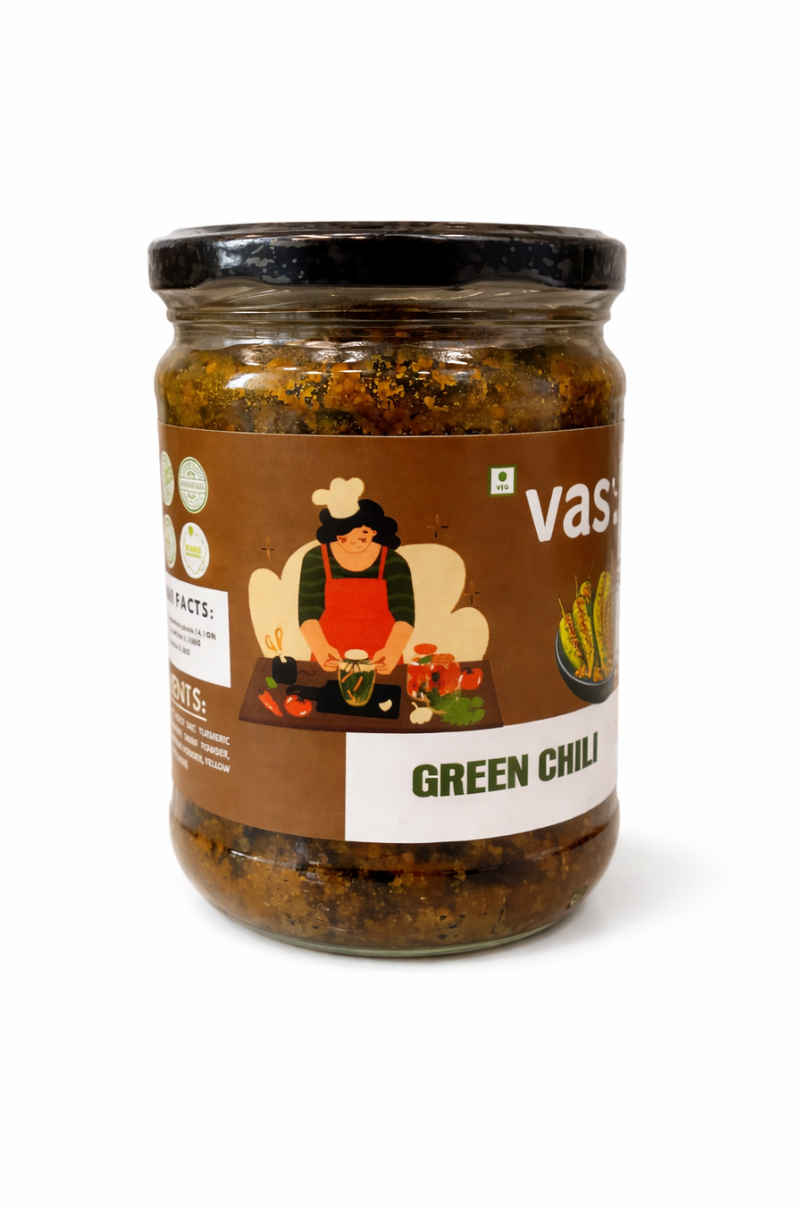 Green chilli Pickle 500g