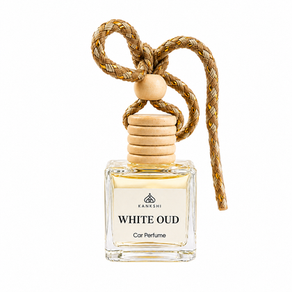 White Oud Car Freshener