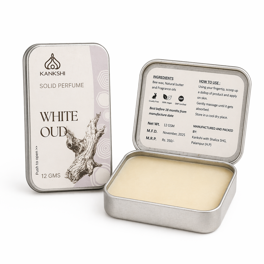 White OUD Solid Perfume
