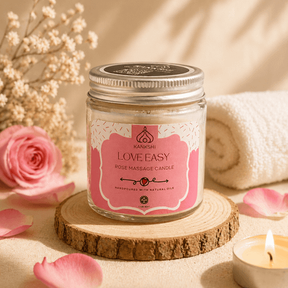 Love Easy Rose Massage Candle