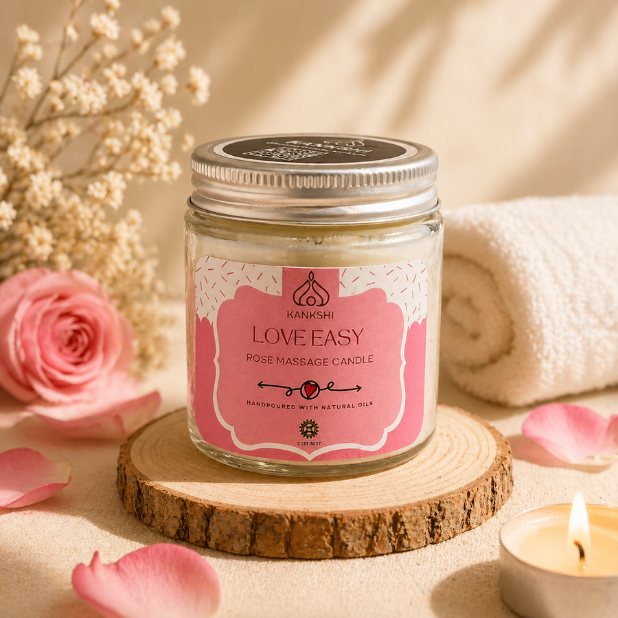 Love Easy Rose Massage Candle