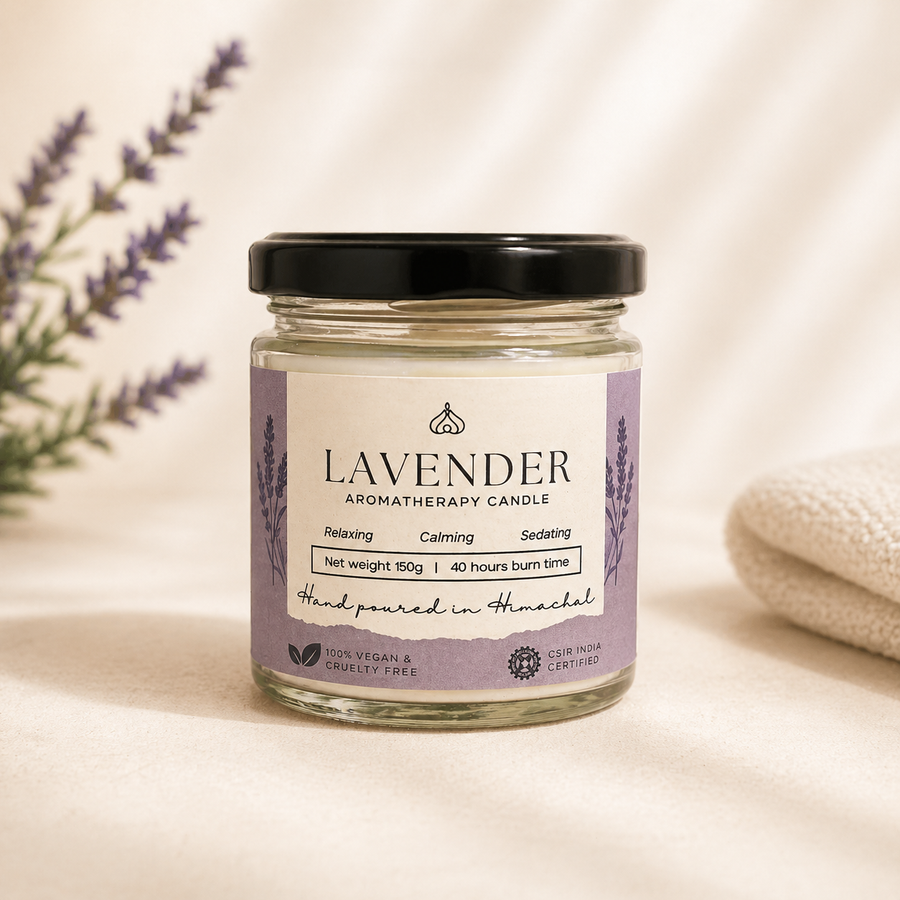 Lavender Aromatherapy Candle