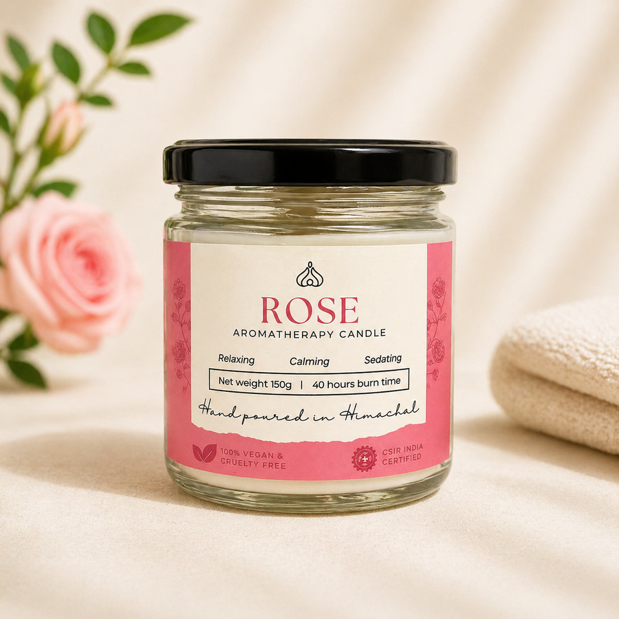 Rose Aromatherapy Candle