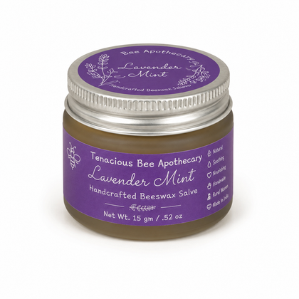 Lavender Mint Beeswax Salve Lip Balm
